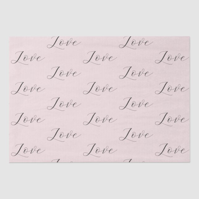Papel De Seda Casamento Cor-de-Rosa Esmagadora (Frente )