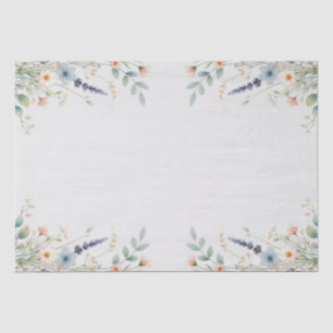 Papel De Seda Casamento de Brida de Primavera de Flor Floral de 