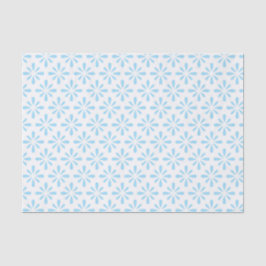 Papel De Seda Casamento Floral Azul Claro Pastel Elegante