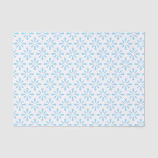 Papel De Seda Casamento Floral Azul Claro Pastel Elegante