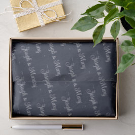Papel De Seda Casamento no Campo de Golfe com Azul Marinho e Let