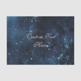 Papel De Seda Casamento Personalizado de Galáxia Celestial Estre