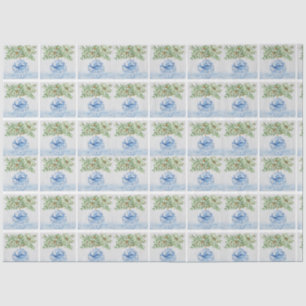 Papel De Seda Casamento Pintado com Tuscan Blue Ginger Jars