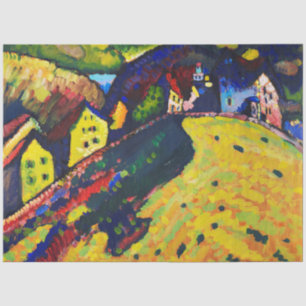 Papel De Seda Casas em Murnau, Wassily Kandinsky