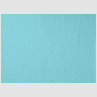 Papel De Seda Cascata aqua de cor simples azul