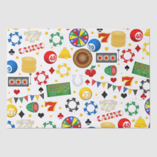 Papel De Seda Casino Pattern