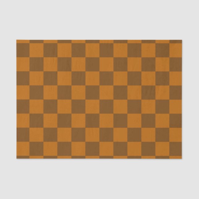 Papel De Seda Castanho bege - Impressão (Frente )