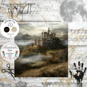 Papel De Seda Castelo de Decoupage Dracula na Irlanda