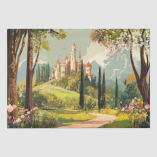 Papel De Seda Castelo de Fairy Tale