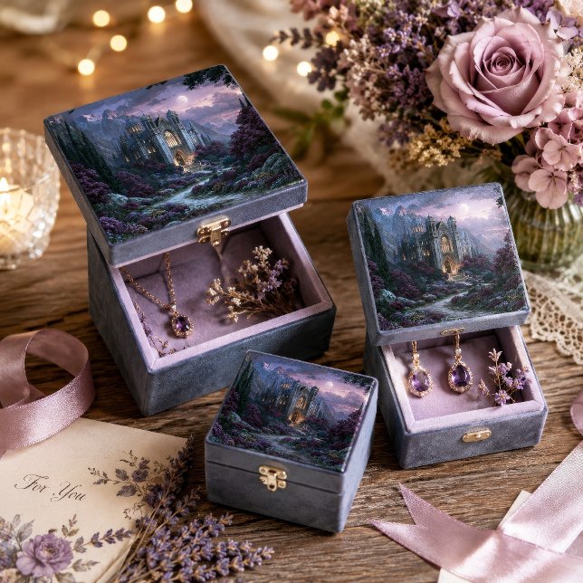 Papel De Seda Castelo de Fantasia Gótica de Lua Cheia Decoupage (Criador carregado)