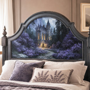 Papel De Seda Castelo de Fantasia Gótica em Decoupage com Pedra