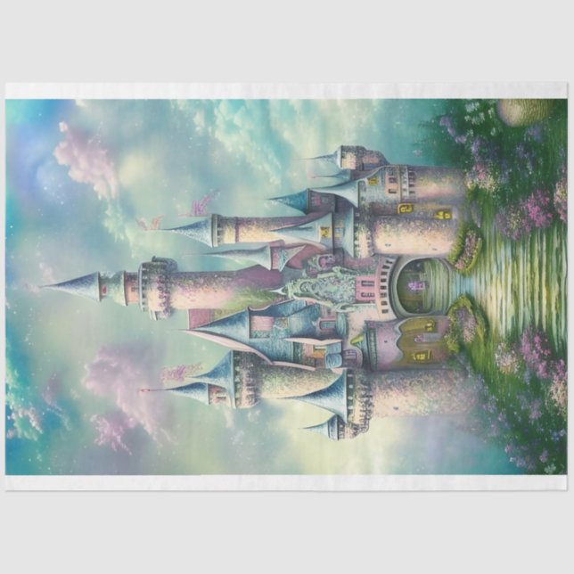 Papel De Seda Castelo de Pastel Magical (Frente )