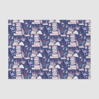 Papel De Seda Castelo de Pop do Livro Fairytale Blue