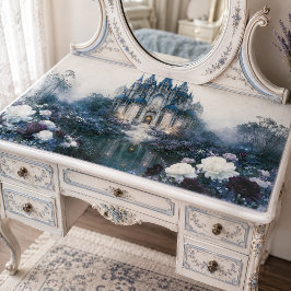 Papel De Seda Castelo Decoupage Azul Nebuloso