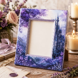 Papel De Seda Castelo Espiral Índigo Gótico Aquarela Roxo