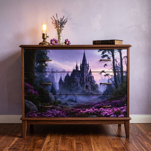 Papel De Seda Castelo Glade Decoupage Misty Indigo Gótico (Criador carregado)