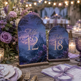 Papel De Seda Castelo Val Floral Roxo Estrelado Gótico