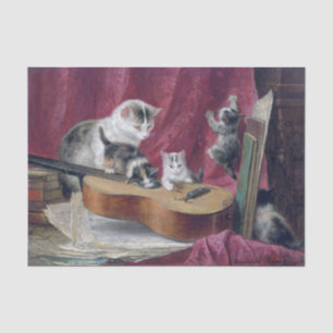 Papel De Seda Cat & Kittens ・ Henriette Ronner-Knip (1821-1909)