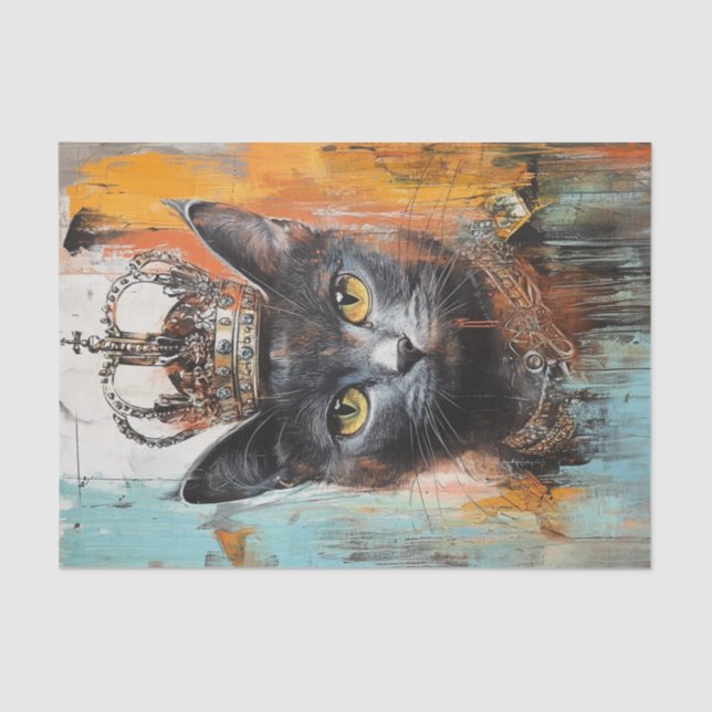 Papel De Seda Cat Royal Highness15 (Frente )