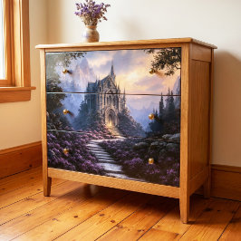 Papel De Seda Catedral Étnica Gótica Sombria Decoupage Etéreo