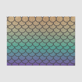 Papel De Seda Cauda bonito da sereia