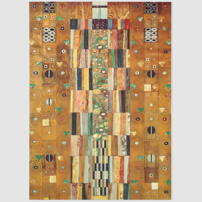 Papel De Seda Cavaleiro De Gustav Klimt Art Nouveau (Frente )
