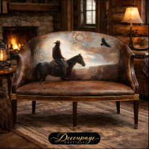 Cavaleiro Ocidental Decoupage