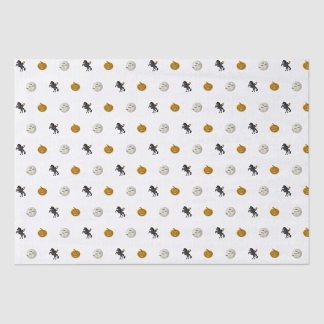 Papel De Seda Cavaleiro Sleepy Hollow Sem Cabeça Spooky Hallowee (Frente )