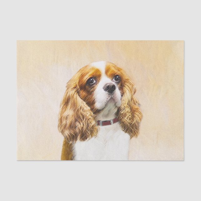 Papel De Seda Cavalier King Charles Spaniel Original (Frente )