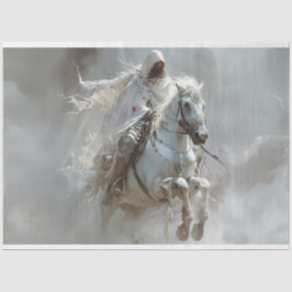 Papel De Seda Cavalo Branco Primeiro Quatro Cavalo do Apocalipse