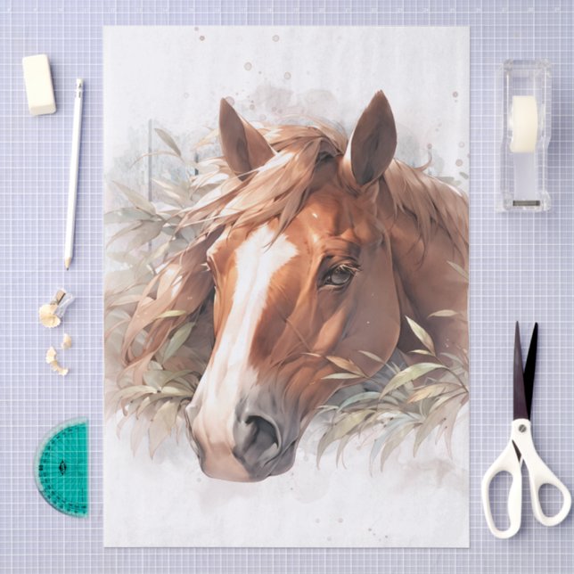 Papel De Seda Cavalo de Anime (Arte )