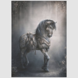 Papel De Seda Cavalo de Carrossel Assombradamente Belo para Deco