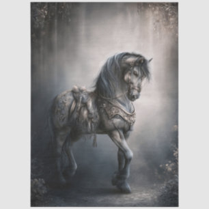 Papel De Seda Cavalo de Carrossel Assombradamente Belo para Deco
