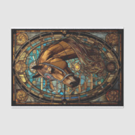 Papel De Seda Cavalo de Vidro Estreito