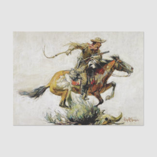 Papel De Seda “Cavalo e Cavaleiro Winchester” por Philip R Goodw