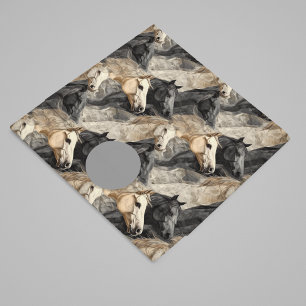 Papel De Seda Cavalos Ocidentais