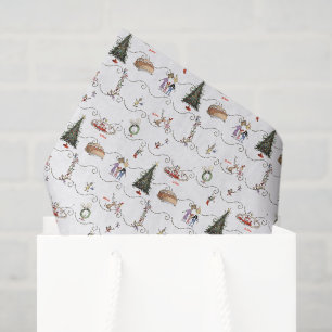 Papel De Seda Celebração de Guirlanda de Natal de Whoville