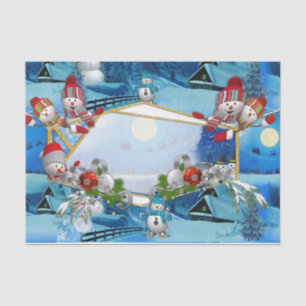 Papel De Seda Celebração do Natal de Natal