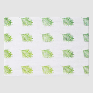 Papel De Seda Celebrações de Casamento Tropical Palmeiras Verdes