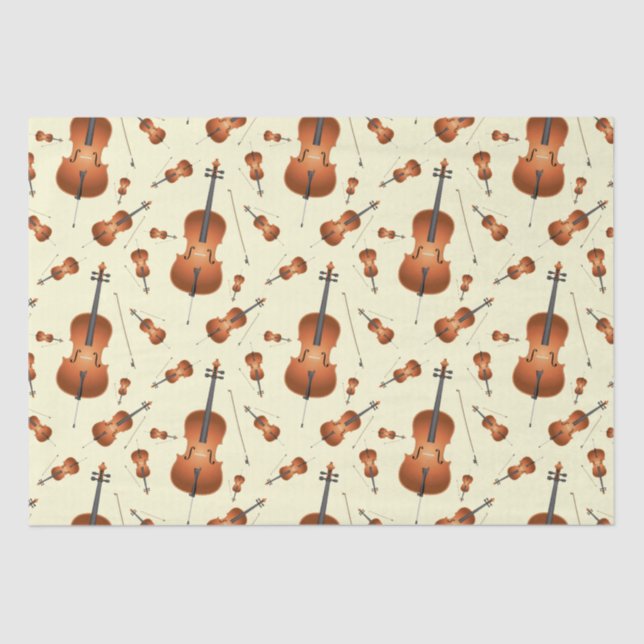 Papel De Seda Cello Musical Music Teacher String Orchestra (Frente )