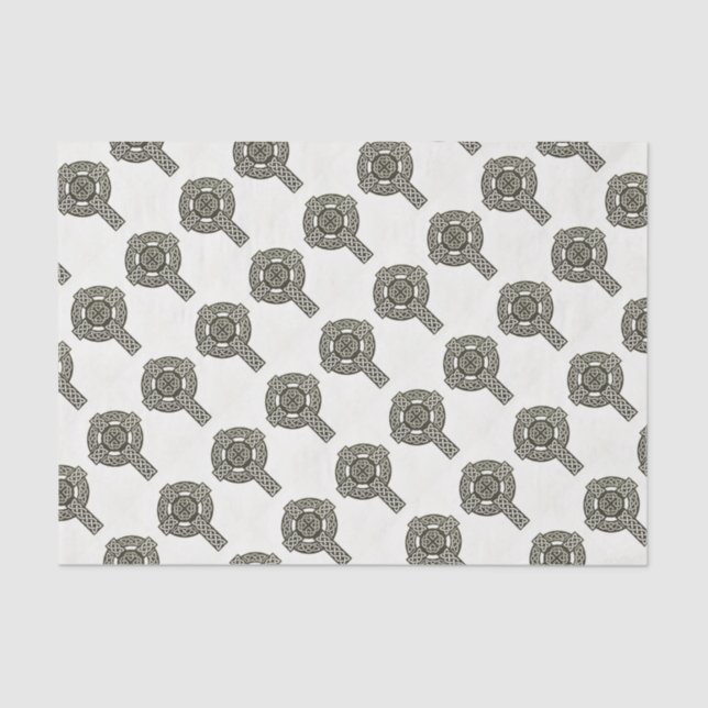 Papel De Seda Celtic Knot Cross (Frente )