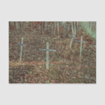 Cemitério Gótico atravessa Folhas de outono Castan