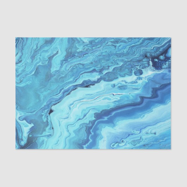 Papel De Seda Cerceta Geode (Frente )