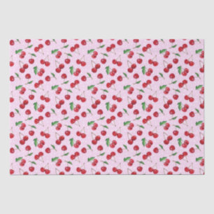 Papel De Seda Cerejas doces frescas