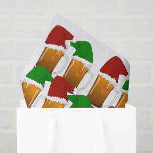 Papel De Seda Cerveja de Natal Alegria