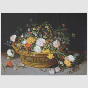 Papel De Seda Cesto das Flores, Jan Brueghel, o Mais Jovem
