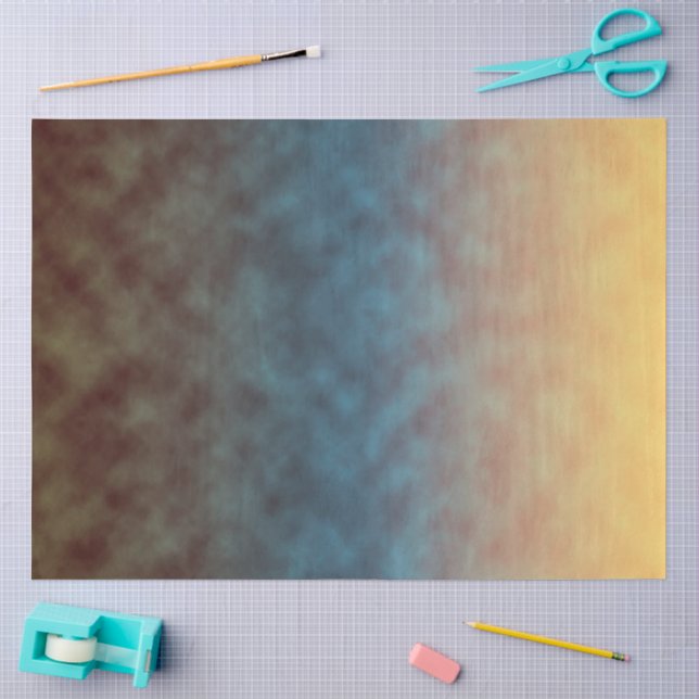 Papel De Seda Céus Âmbar (Arte )