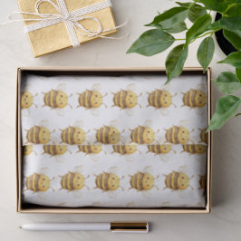 Papel De Seda Chá de Bebê das Abelhas Doces