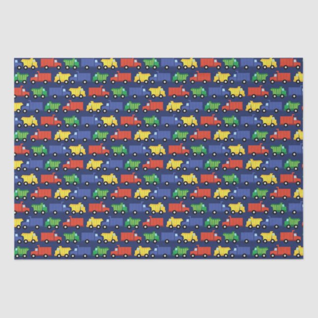 Papel De Seda Chá de fraldas de Caminhão de Construção (Frente )