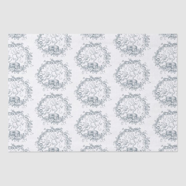 Papel De Seda Chá de fraldas de Pássaros (Frente )